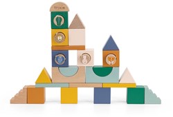Trixie wooden blocks - toy city 31 pieces FSC sustainable