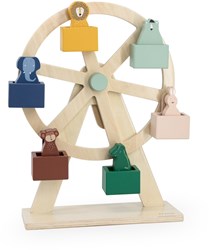 Trixie wooden toy ferris wheel - FSC animal wheel for children