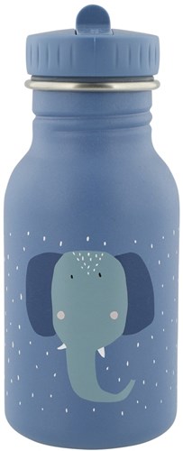 Trixie isothermal water bottle - kids stainless steel 350ml Mrs. Elephant blue