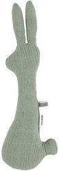 Trixie rattle bunny baby toy - Bliss Olive - organic cotton