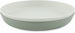 Trixie PLA breakfast plate 2-pack - sustainable kids tableware Olive