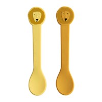 Trixie silicone spoons Mr. Lion - 2-pack kids tableware food grade