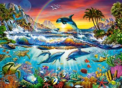 Castorland jigsaw puzzle Paradise Cove - 300 pieces cardboard kids