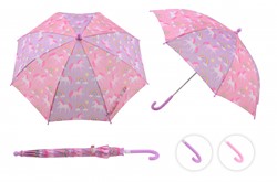 Johntoy Girls umbrella unicorn and rainbow. 3+