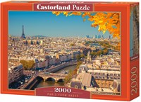 Castorland Paris jigsaw puzzle - 2000 pieces panoramic view-2