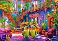 Castorland Puzzle Parrots in Paradise - 500 pieces colorful jigsaw