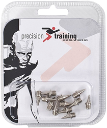 Precision athletic spikes - running - 6mm - silver - extra grip