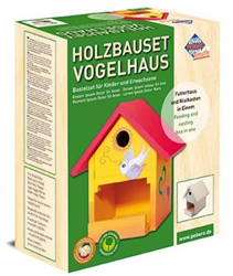Pebaro birdhouse building set - wooden craft kit for kids and adults