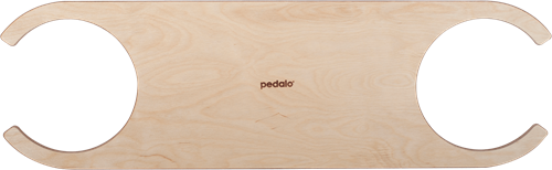 Pedalo balance toy wooden stacking block extra wide multicolor