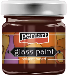 Pentart Pentart Glasverf Solvent Basis 30 ml Rode Wijn