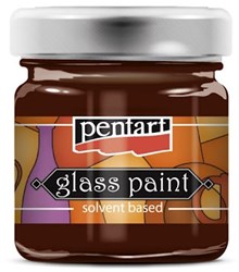 Pentart Pentart Glasverf Solvent Basis 30 ml Rood