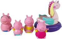 Toomies Peppa Pig bath toy set - colourful bath figures for kids-2