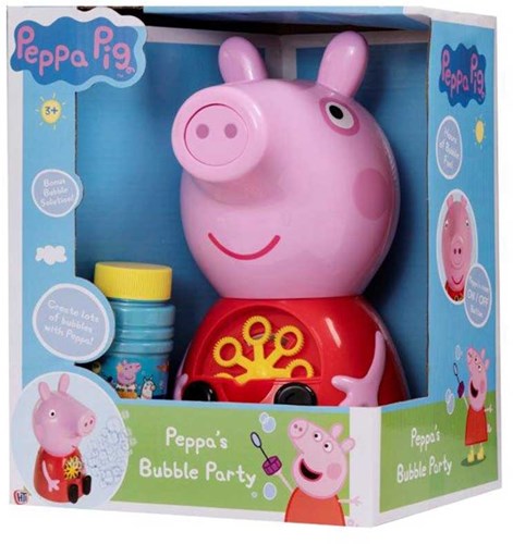HTI Peppa Pig bubble machine toy for outdoor and indoor fun