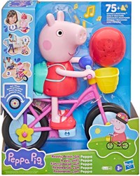 Hasbro Peppa Pig bike playset with interactive figure and accessories