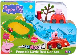 Chillfactor Peppa Pig toy car set - Peppa's red car motorised