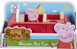 Peppa Pig Wooden Family car with Peppa figurine
