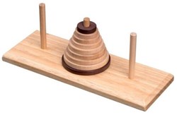 Philos Tower of Hanoi (Hevea Wood)