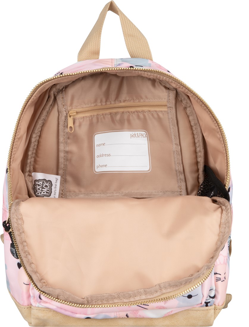 Pick & Pack Cute Animal Backpack S Pink