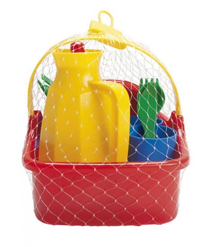 Dantoy picnic set plastic picnic basket 18-piece for kids-2
