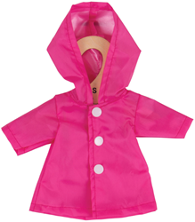 Bigjigs Pink Raincoat (for 28cm Doll)