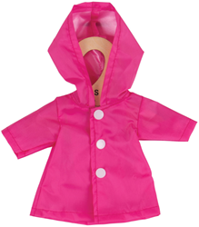 Bigjigs Pink Raincoat (for 28cm Doll)