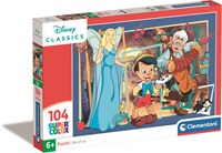 Clementoni puzzle Pinocchio - 104 pieces - kids jigsaw cardboard-2