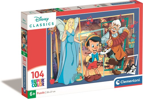 Clementoni puzzle Pinocchio - 104 pieces - kids jigsaw cardboard-2
