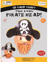 Fiesta Crafts Pirate 3D Mask Card Craft