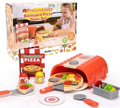 Fat Brain Toys pizza play set - educational pretend play for kids