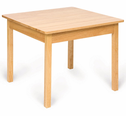 BigJigs wooden kids table natural - playroom furniture