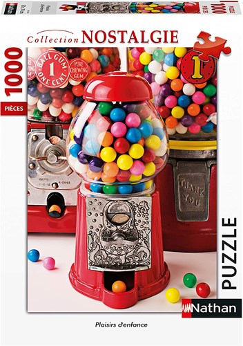 Nathan puzzle Plaisirs d'Enfance - 1000 pieces jigsaw puzzle-2