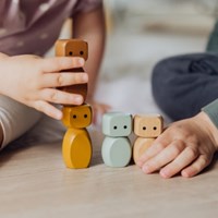 Micki wooden toy figure set - educational toy 4-piece-2