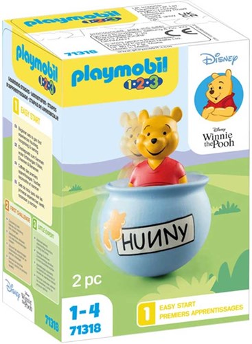 Playmobil toys Winnie the Pooh honey pot balance game - educational