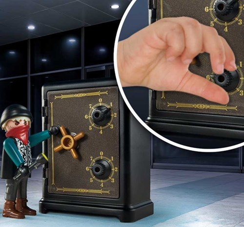 Playmobil toy Starterpack safecracker 70908 police set-3