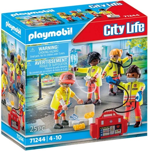 Playmobil City Life rescue team - play figure and accessories