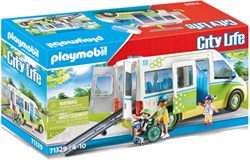 Playmobil City Life school bus toy - colourful bus with figures