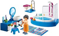 Playmobil Dollhouse bathroom playset with bathtub and accessories-2