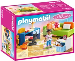 Playmobil Dollhouse children's room with sofa bed - teenager room playset