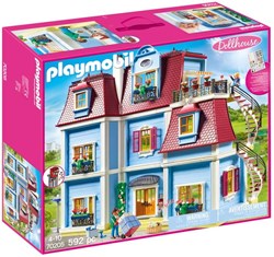 Playmobil dollhouse - large dollhouse with doorbell and accessories