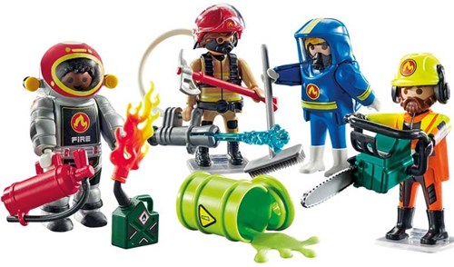 Playmobil Firefighter Play Figure My Figures - Creative Toy Set-2