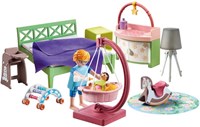 Playmobil bedroom playset with baby play corner - My Life - 71609-2