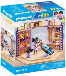 Playmobil hair salon playset My Life with accessories