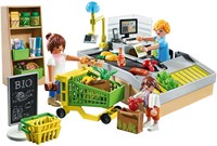 Playmobil organic supermarket toy shop city life-2