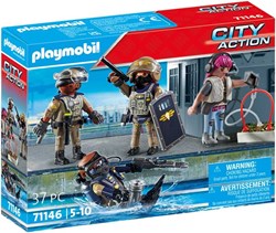 Playmobil City Action police play figure set - Tactical Unit