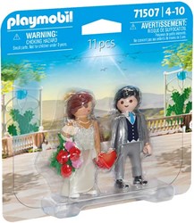 Playmobil bride and groom play figures - DuoPacks wedding couple toy