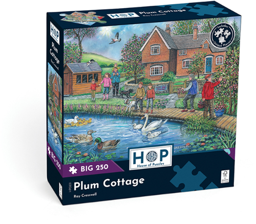 House of Puzzles jigsaw puzzle Plum Cottage 250 XL pieces rustic