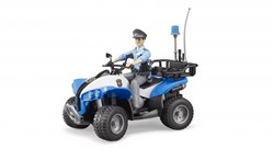 Bruder police quad with figure - toy police vehicle 63010