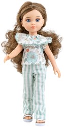 Paola Reina doll Amigas Carmen dark brown curly hair 32cm toy doll