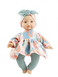 Paola Reina baby doll Andy Primavera Esther 27cm green vinyl doll