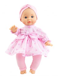Paola Reina doll Andy Primavera Lidia - doll with pink dress 27 cm